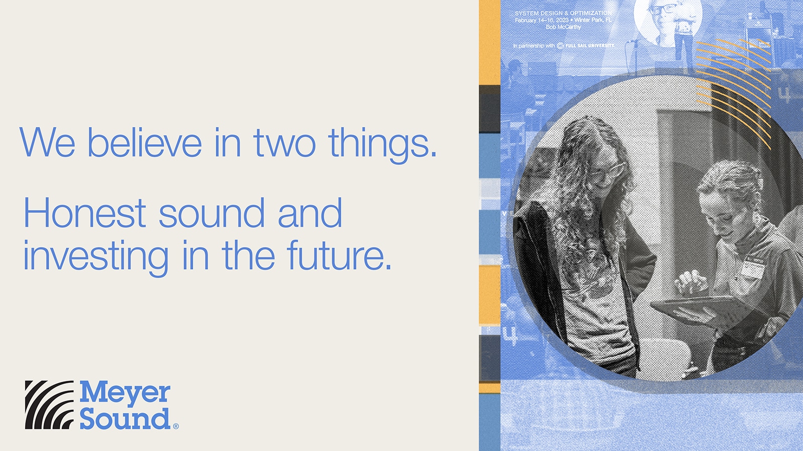 Образование имеет центральное значение для Meyer Sound