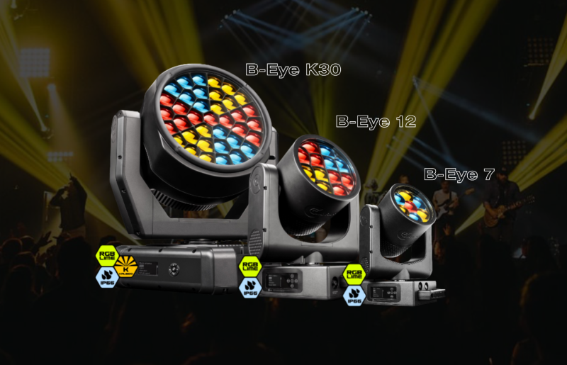 Новинки Claypaky в семействе B-EYE