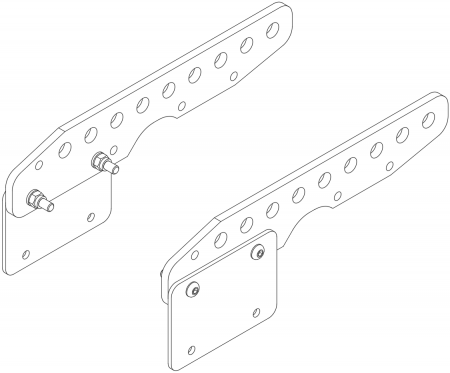 Universal Acoustics FLH Ri Кронштейн для горизонтального подвеса Revolve (инсталяционная)