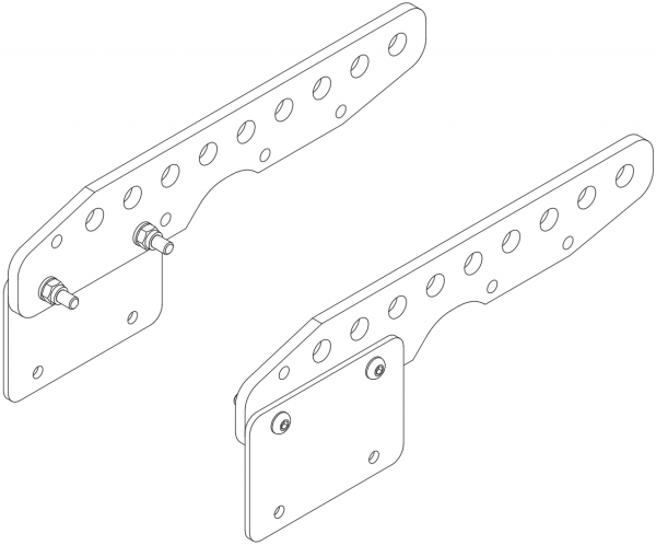 Universal Acoustics FLH Ri Кронштейн для горизонтального подвеса Revolve (инсталяционная)